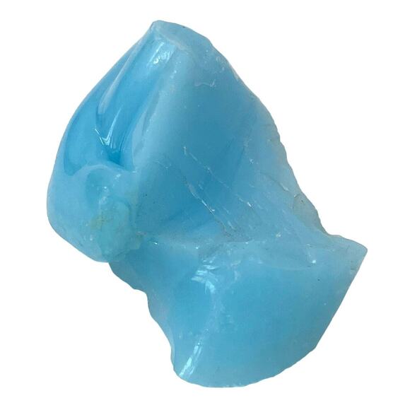 Satin Blue Art Glass Cullet Multitone Opaque #SM23150 - Picture 2 of 6